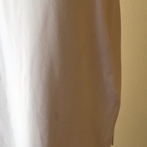 BEBE | Sleeveless Solid White Midi Dress - Picture 17 of 17